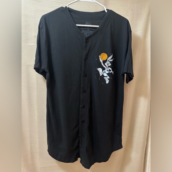 Space Jam Other - Space Jam Tune Squad Button-Up Jersey Tee | Size M